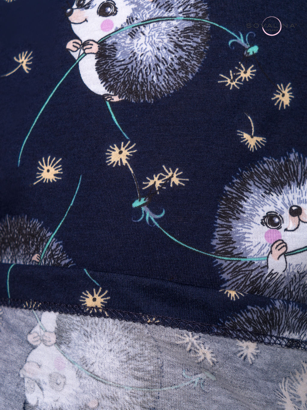 Костюм Мун ежик с одуванчиком-индиго - Sovalina фото 5