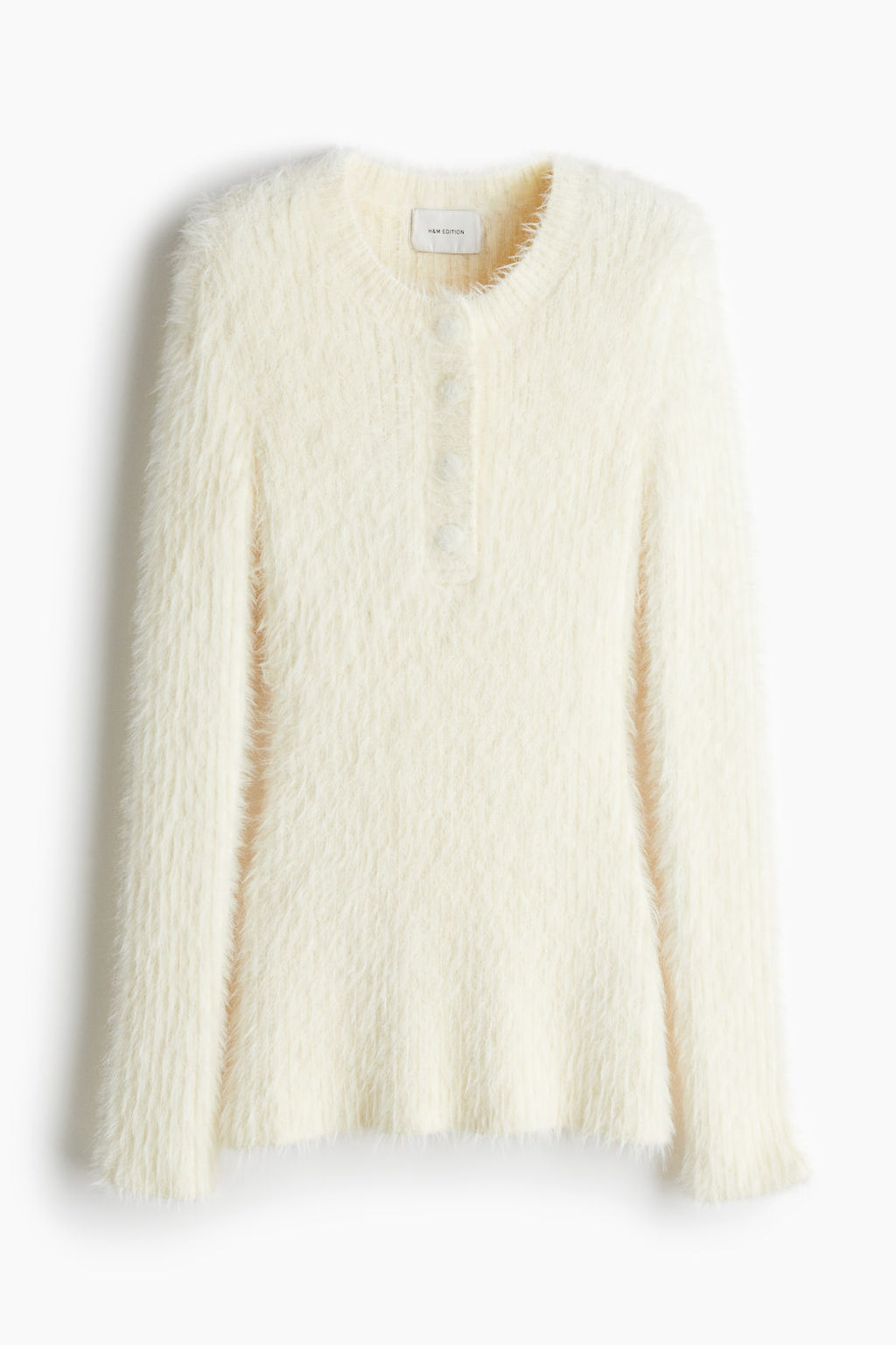 Jersey en punto efecto pelo - H&m фото 4