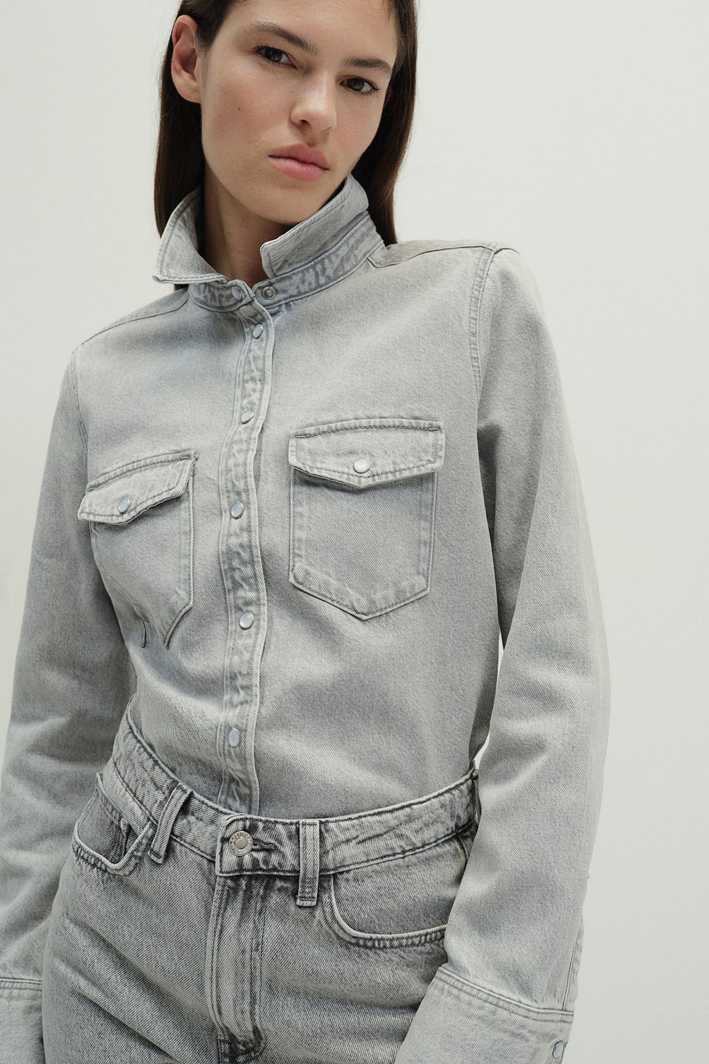 Wide Ultra High Jeans - H&m фото 3