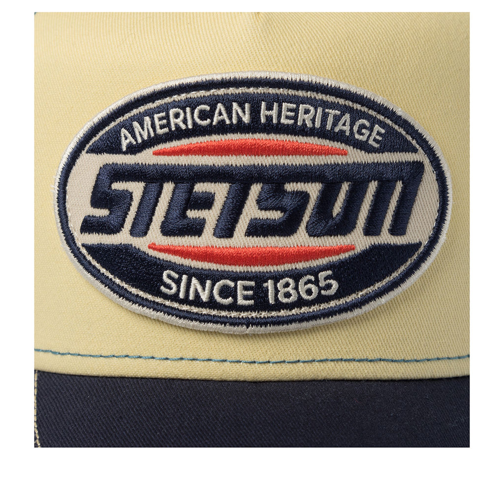 Бейсболка STETSON арт. 7741105K TRUCKER CAP HIGH SPEED (светло-желтый / темно-синий) фото 4