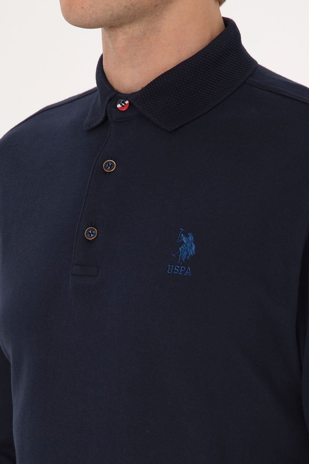 Erkek Lacivert Basic Sweatshirt - U.s. polo assn фото 14