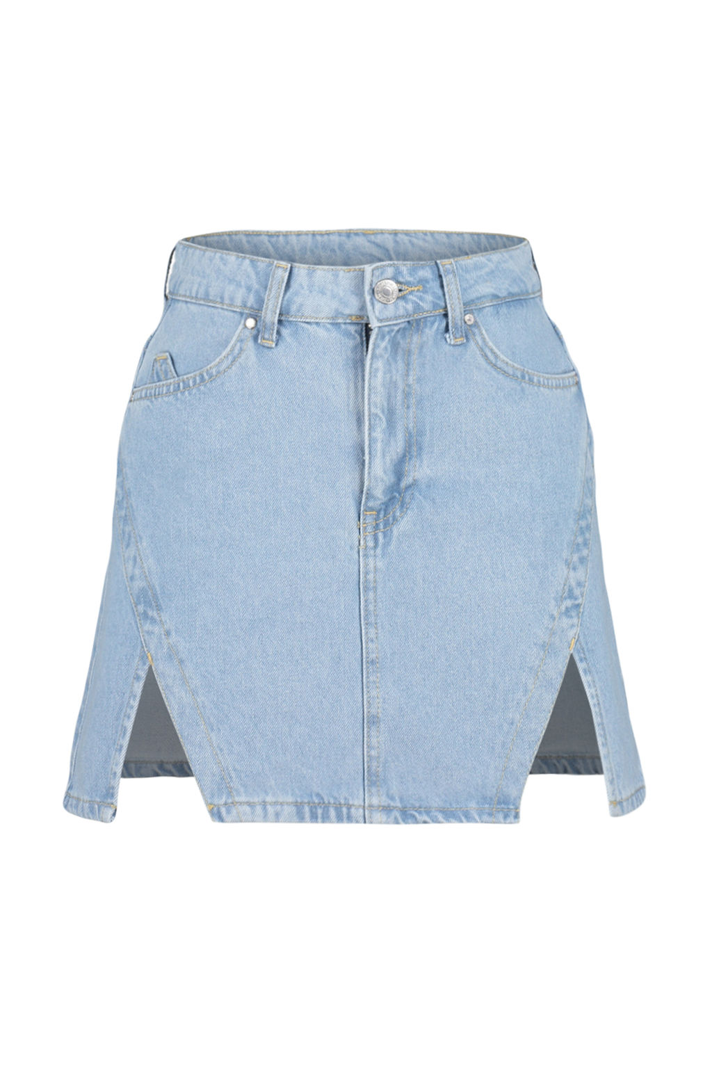 TRENDYOLMILLA Limited Edition Mavi More Sustainable Y?rtmacl? Mini Denim Etek TWOSS23ET00347  фото 9