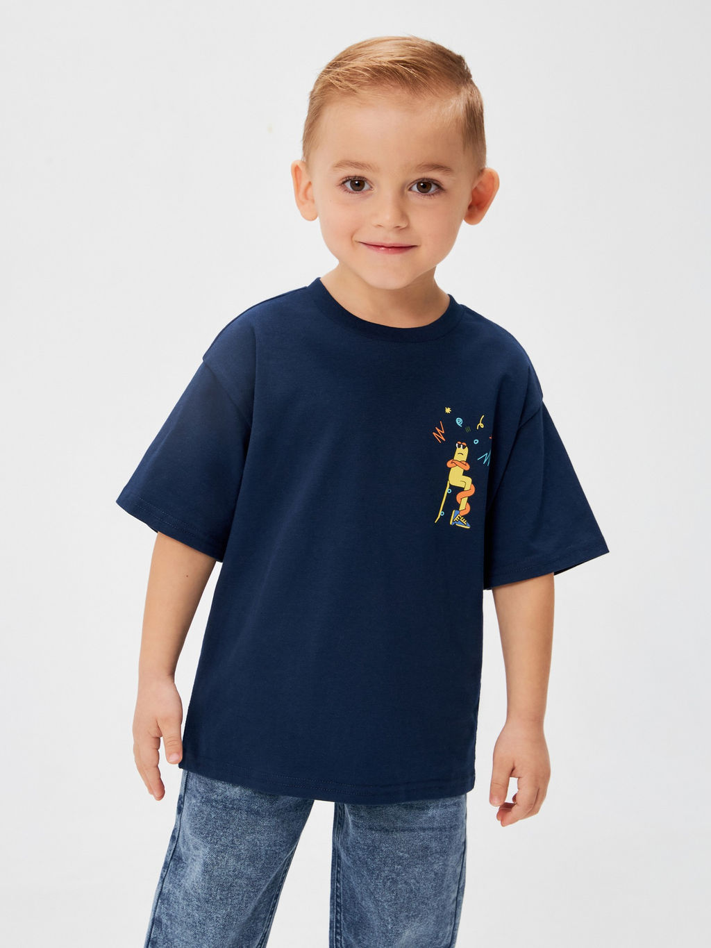 ACOOLA / Футболка детская для мальчиков Ondra холодный синий фото 3