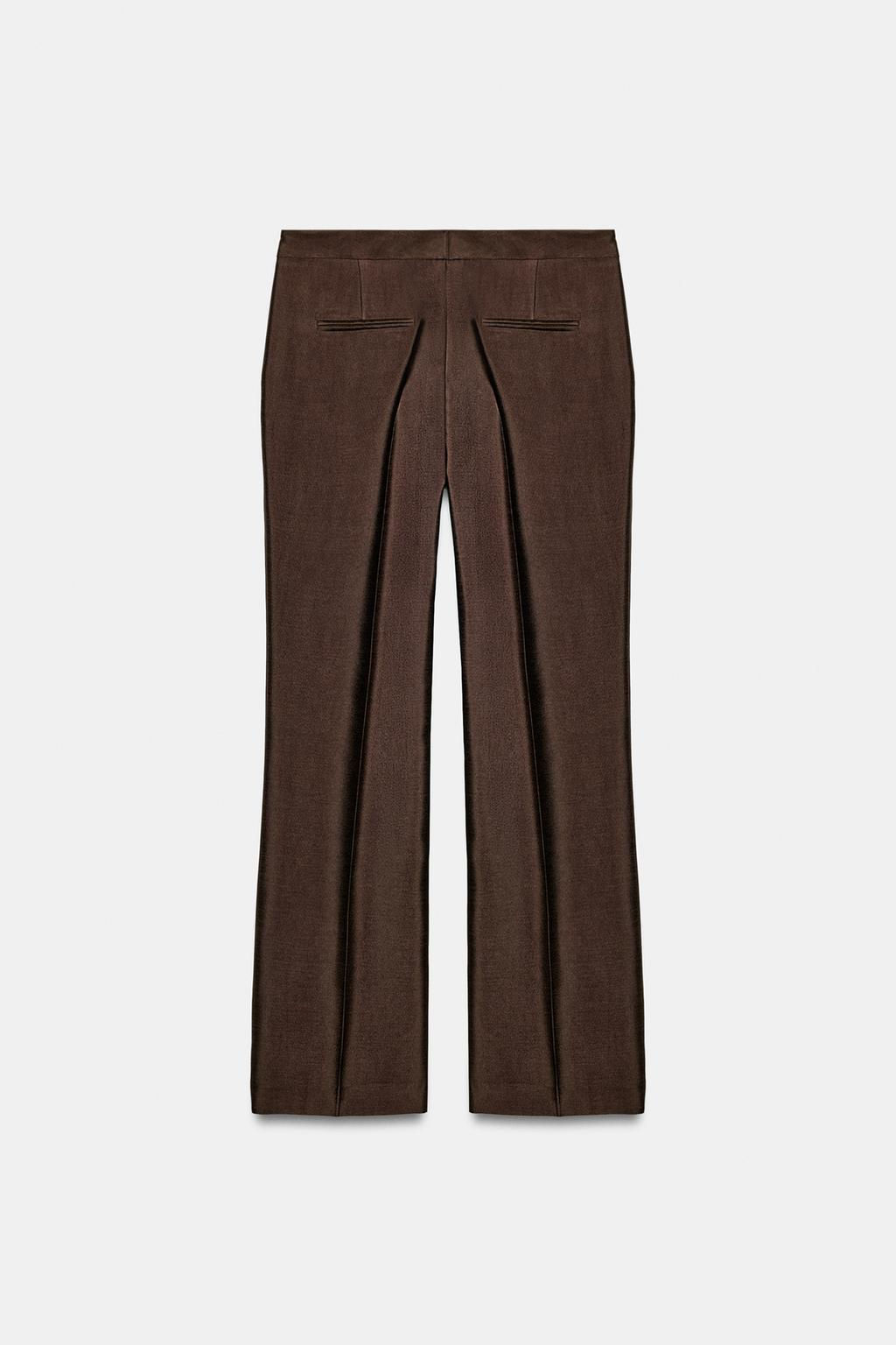 SLIM SATIN TROUSERS - Zara фото 7
