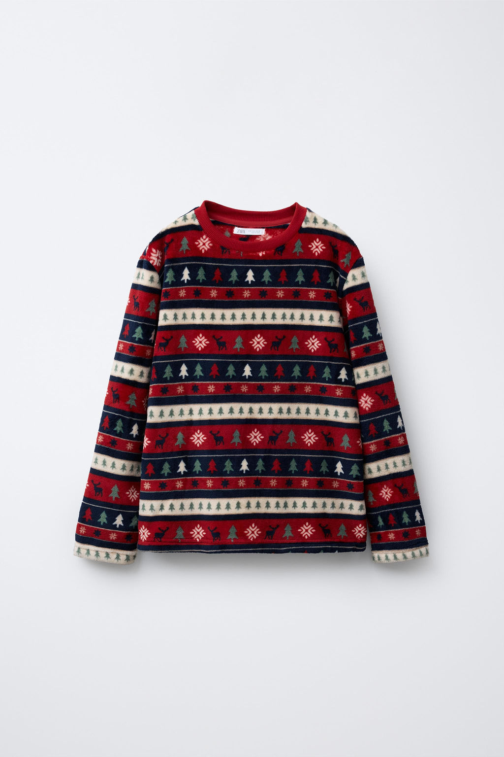 AGES 6-14 / SOFT TEXTURE TREE PRINT PYJAMAS - Zara фото 2