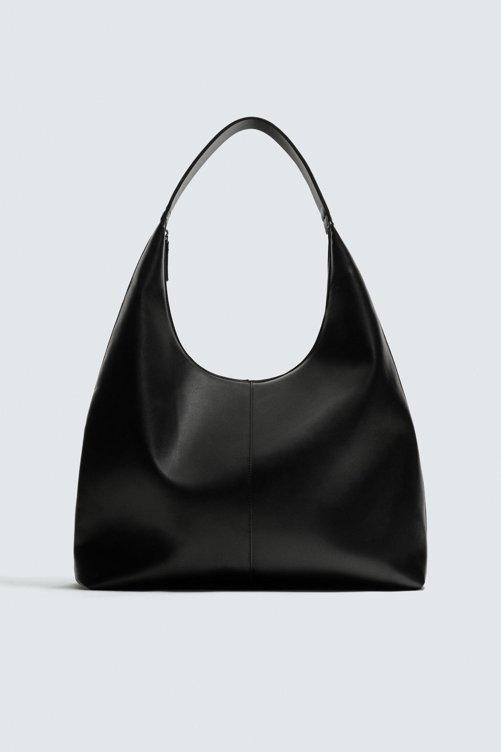 BOLSO SHOPPER LISO / Negro - Zara фото 3