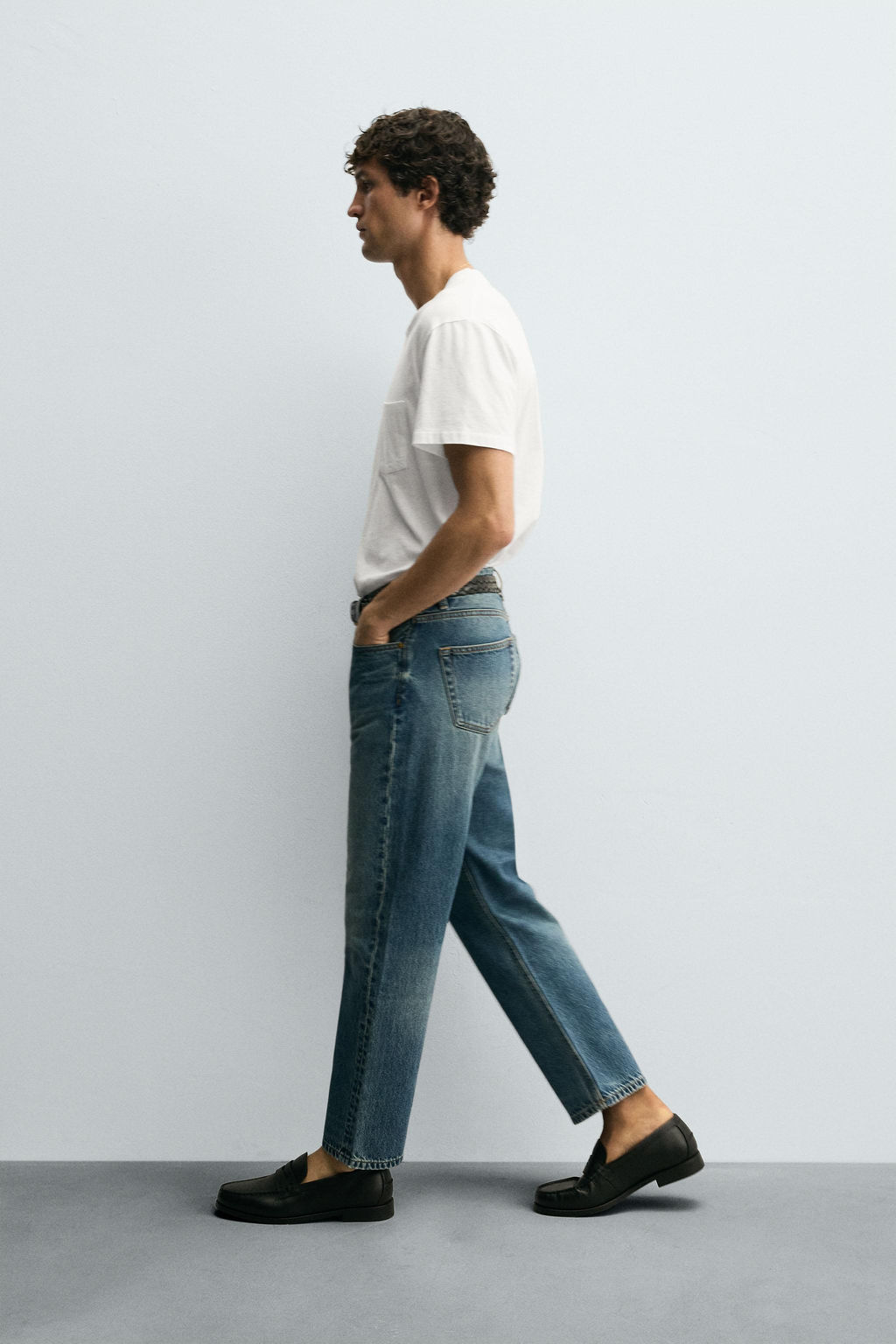 JEANS REGULAR FIT / Azul medio - Zara фото 6