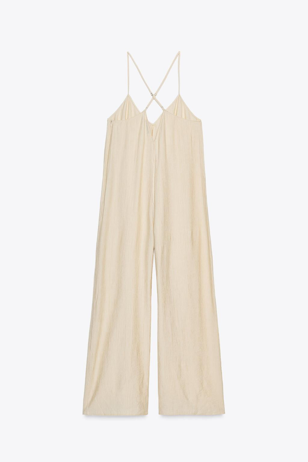 FLOWY TEXTURED JUMPSUIT - Zara фото 14