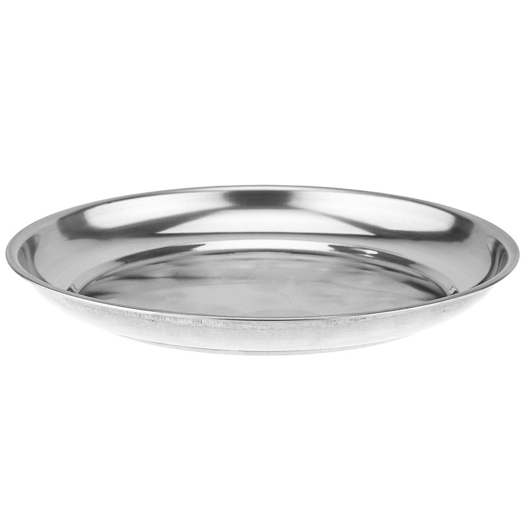 Поднос из нержавеющей стали д25,5см h2,8см s0,45мм (Китай) - Домашняя Мода фото 3
