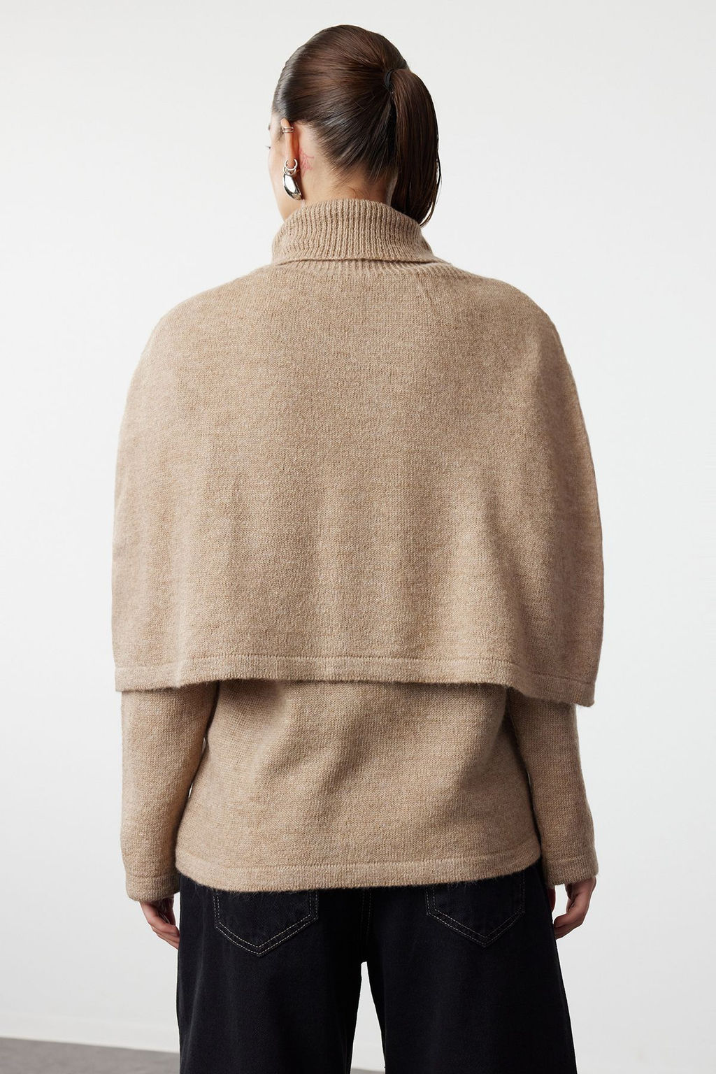 Vizon Yumusak Dokulu Pancolu Triko Kazak TWOAW25KZ00161 - Trendyolmilla фото 5