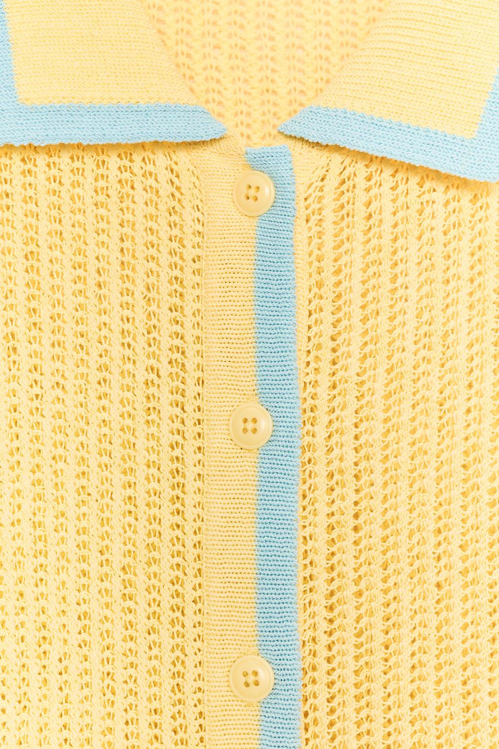 COLLAR POLO CARDIGAN - Zara фото 9