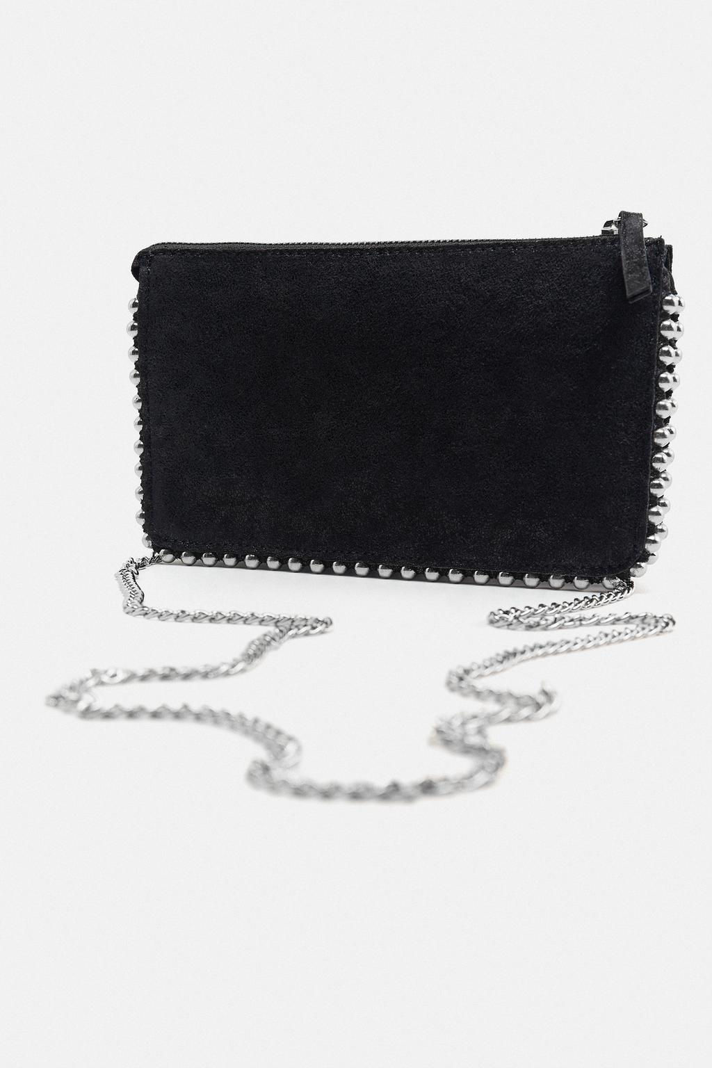 STUDDED CROSSBODY PURSE - Zara фото 4