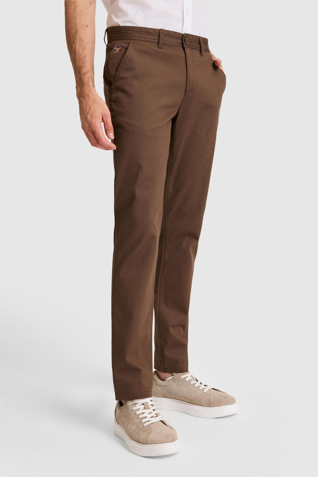 Erkek Kahverengi Kanvas / Chino Pantolon