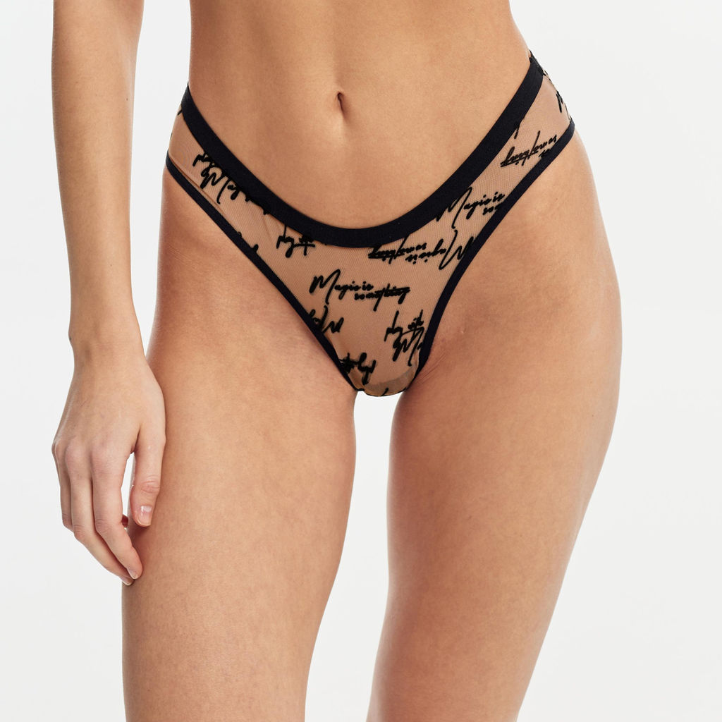 Трусы Milavitsa 5260 черный комбинированный