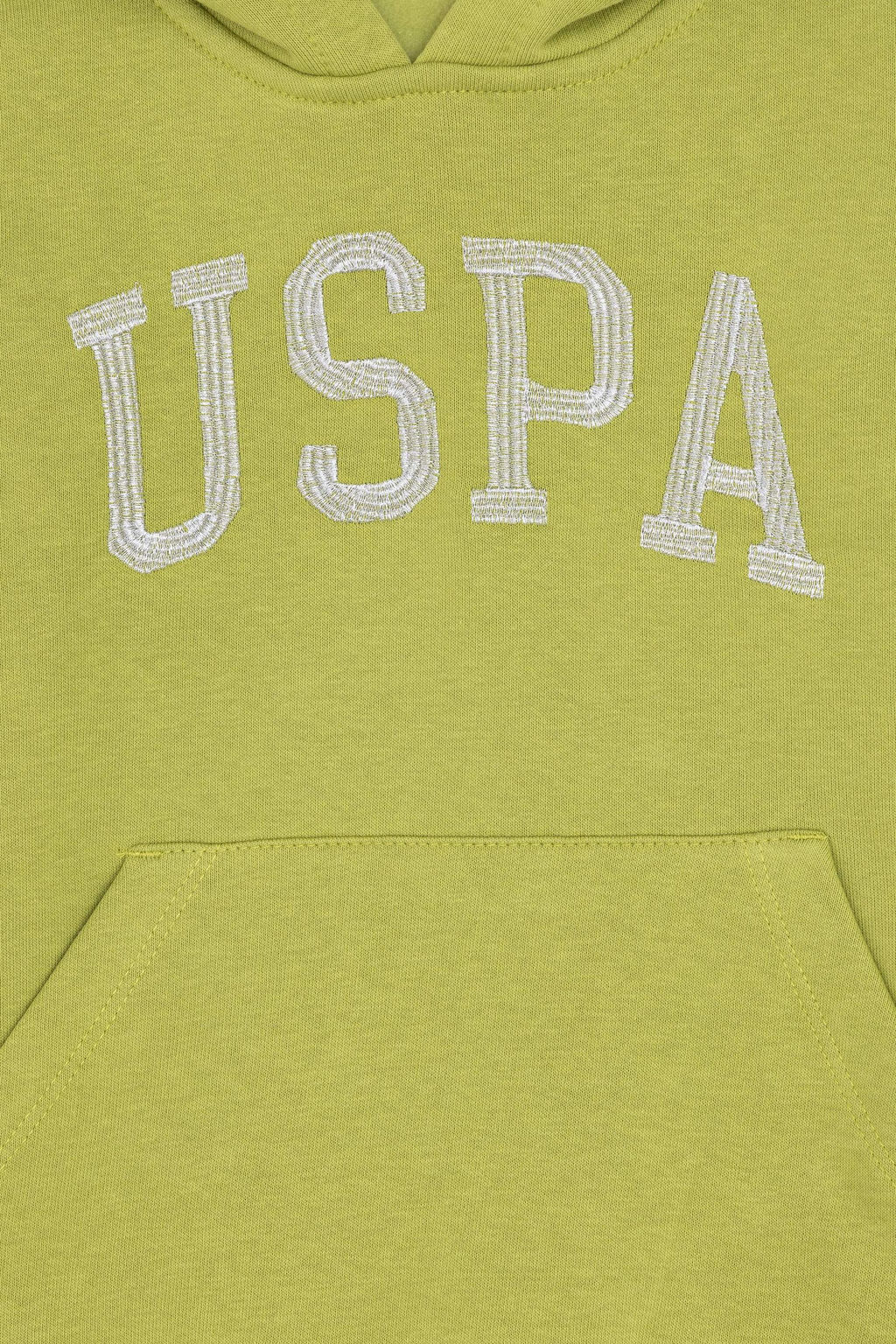 Базовый свитшот фисташкового цвета для девочек - U.s. polo assn фото 3