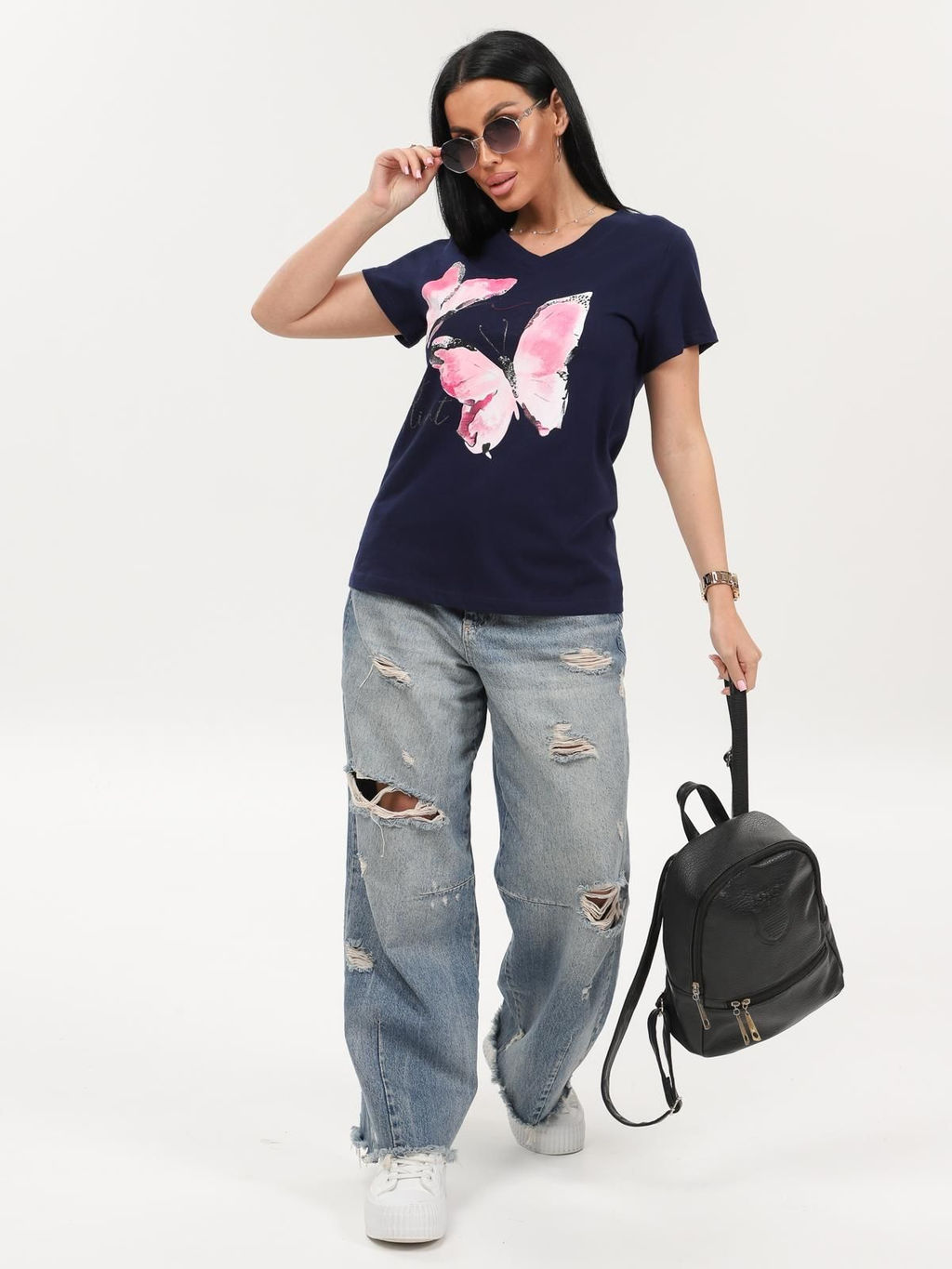 IV-CAPRIZ Поликсена - футболка чернильный