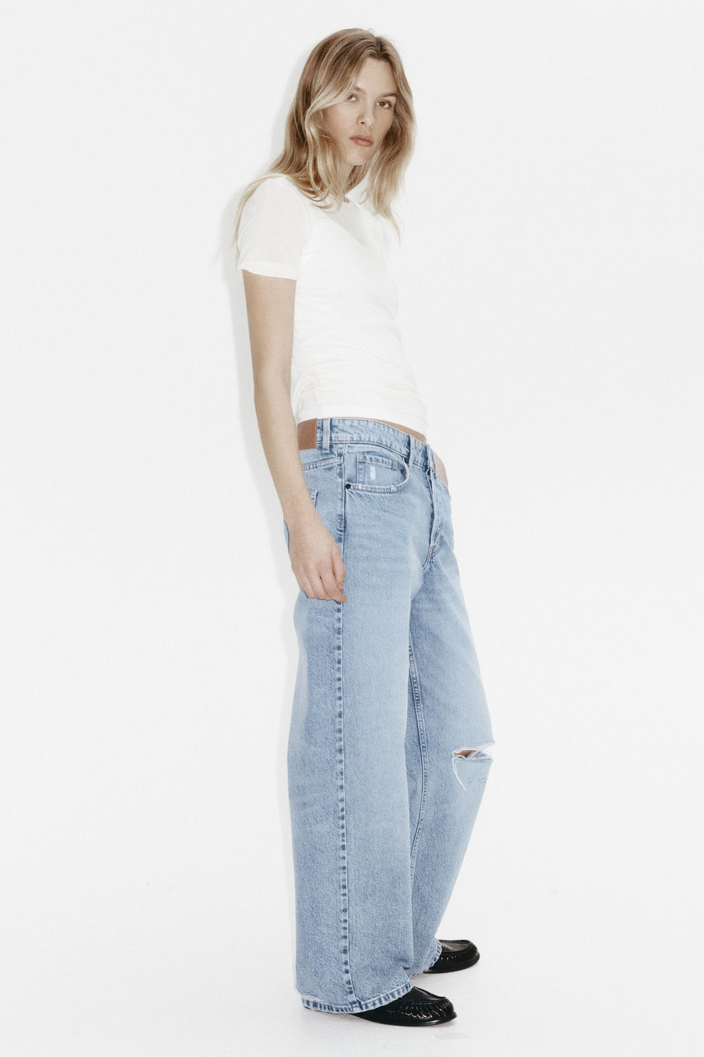Wide Regular Jeans - H&m фото 10