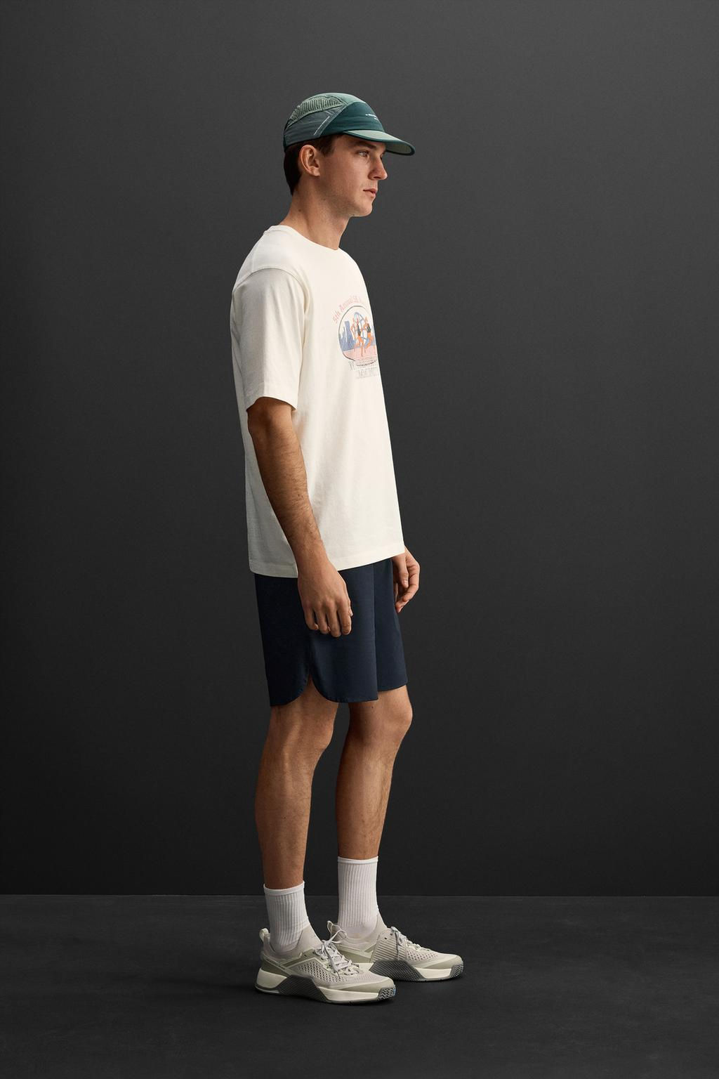 RUNNING GRAPHIC PRINT T-SHIRT - Zara фото 12