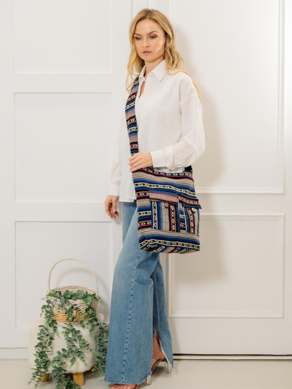 Сумка с 2 карманами на лямке № С7/5 (Лето-2025) - Ганг фото 2