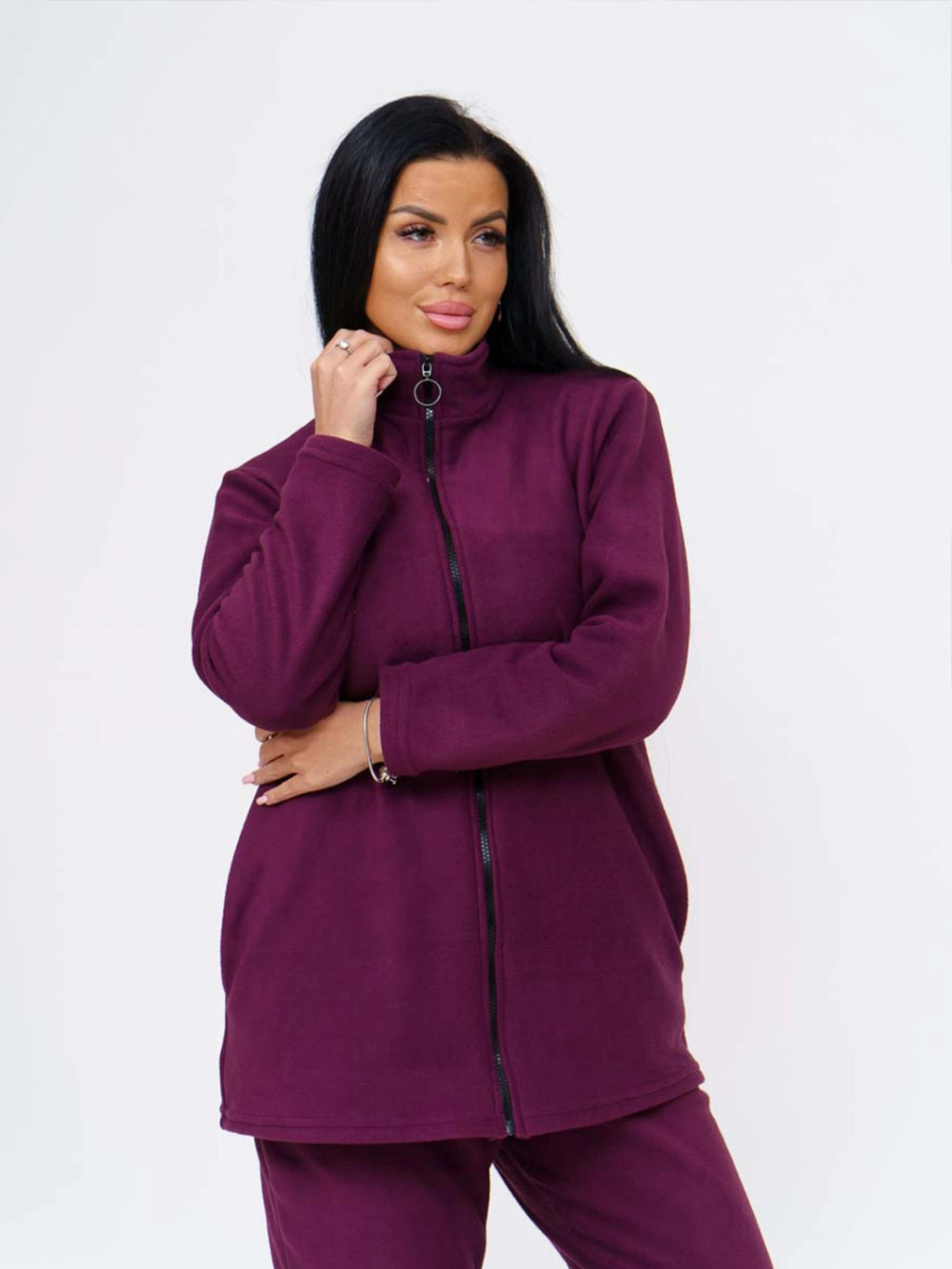 Костюм женский, цвет фиолетовый