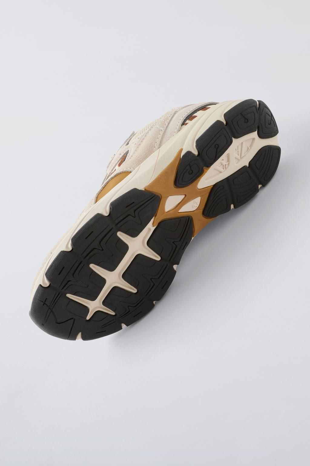 COW LEATHER SNEAKERS - Zara фото 6