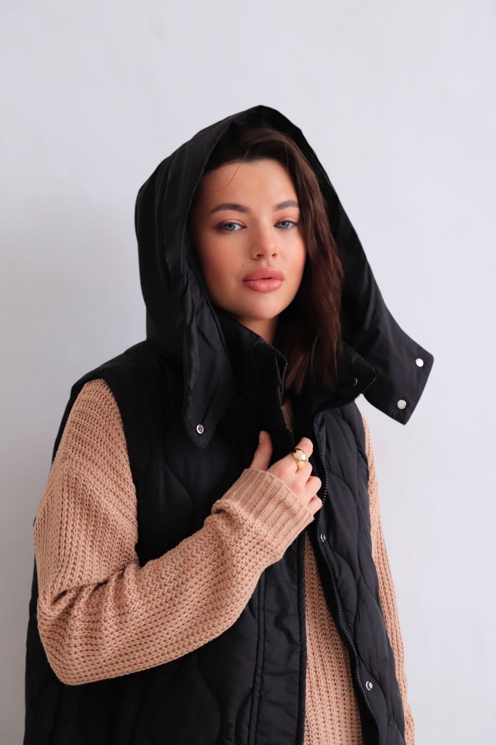 Martichelli Жилет стеганый чёрный  фото 35