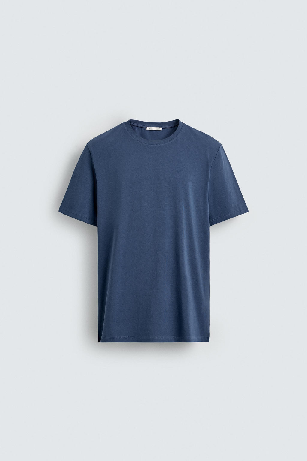 CAMISETA SLIM FIT B?SICA / Azul - Zara фото 6