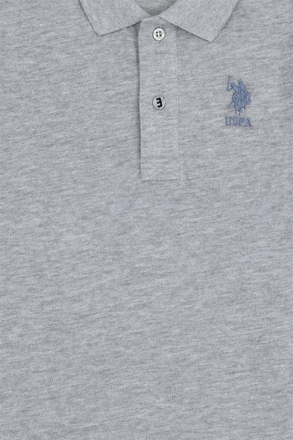U. S. Polo Assn / Серая меланжевая базовая футболка для мальчиков - U.s. polo assn фото 3