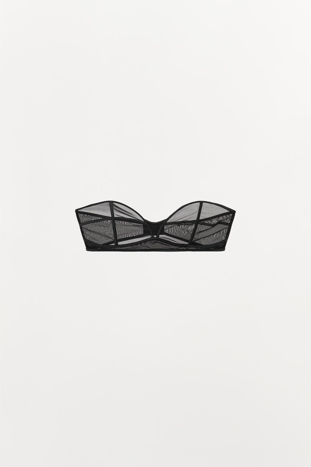 TULLE BANDEAU BRALETTE - Zara фото 9