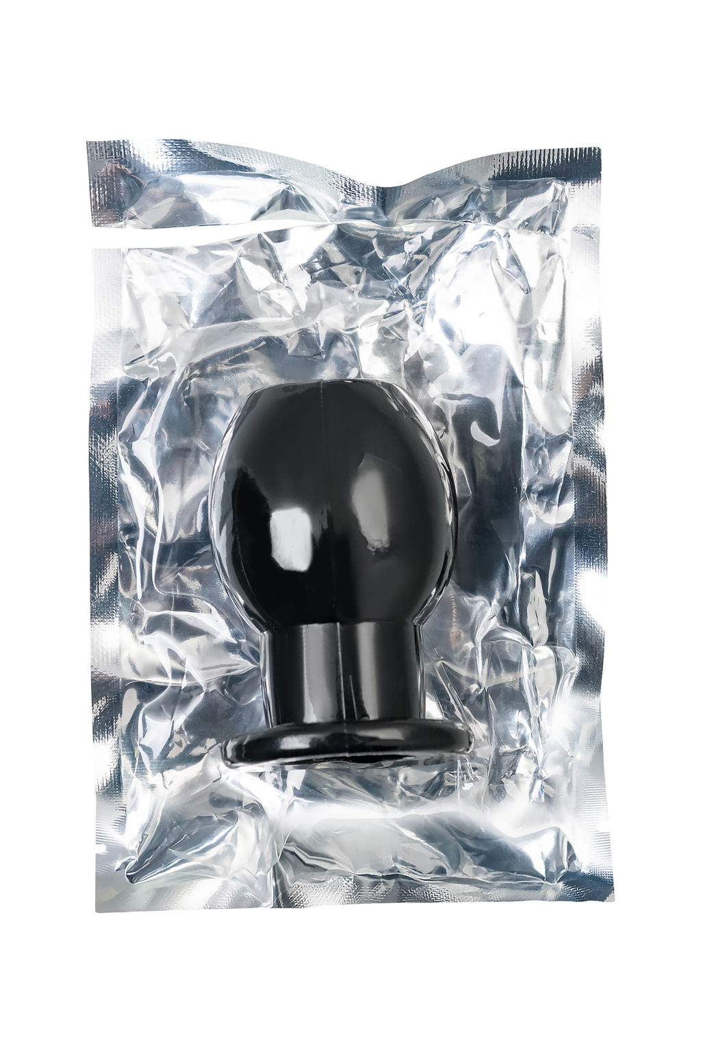 Анальная втулка TOYFA Basic S, TPE, чёрная, 6 см  фото 10