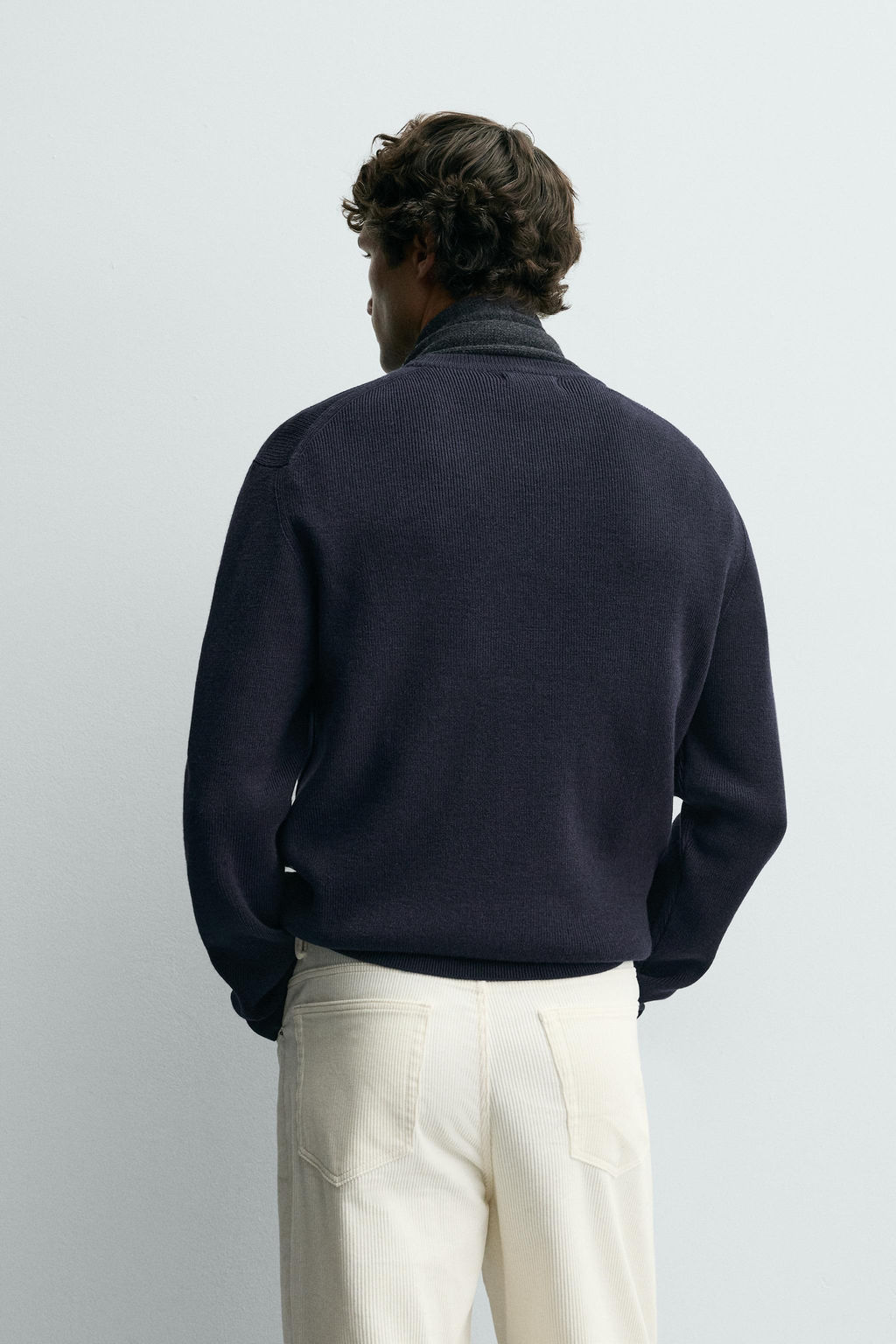 TEXTURED JUMPER WITH WOOL - Zara фото 3