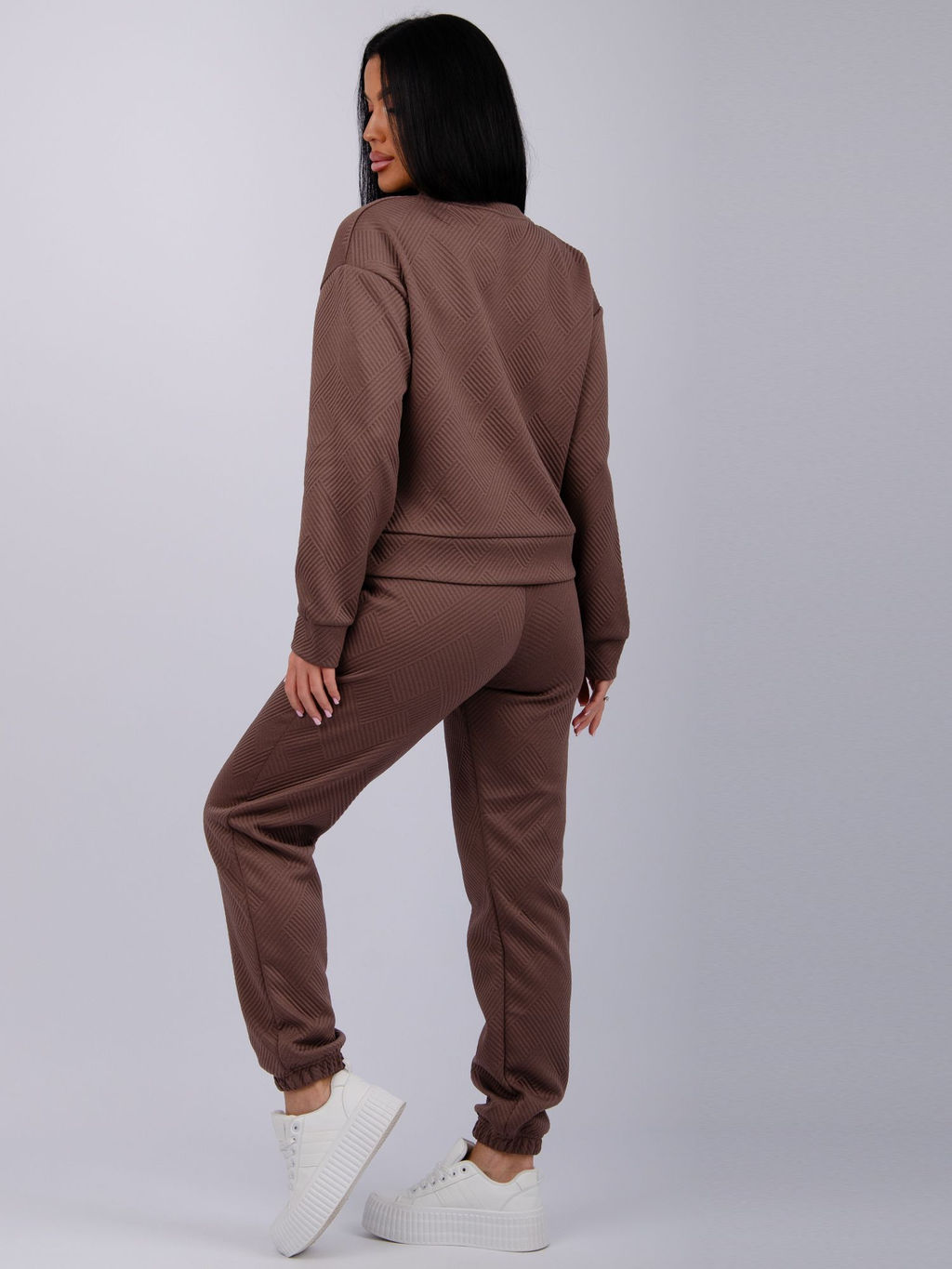 Костюм Богема 3, жаккард - Малина фото 7