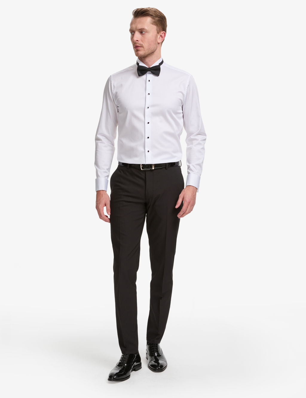 Beyaz Slim Fit Smokin G_mlek