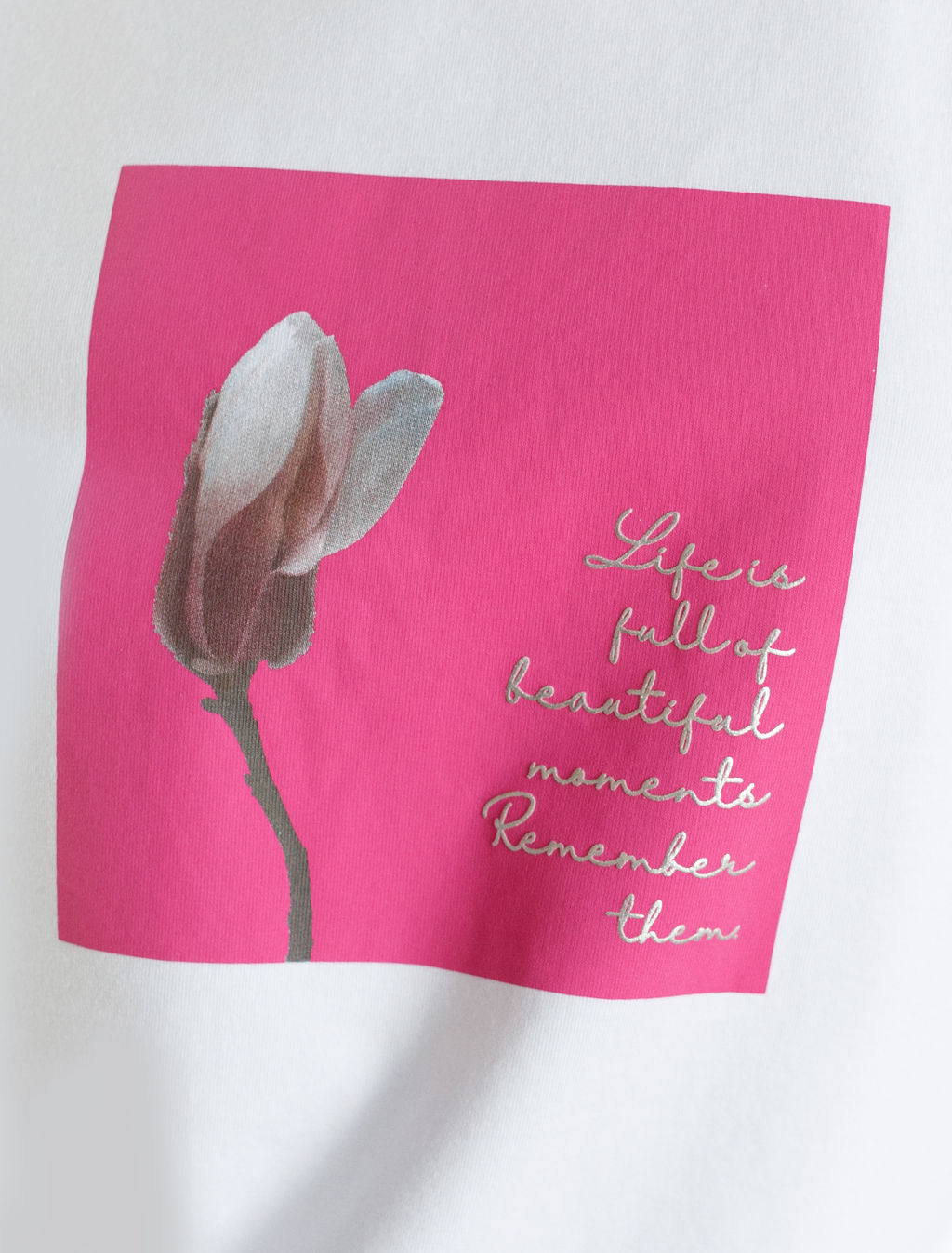 Футболка из премиального хлопка с авторским принтом - Vilatte фото 2