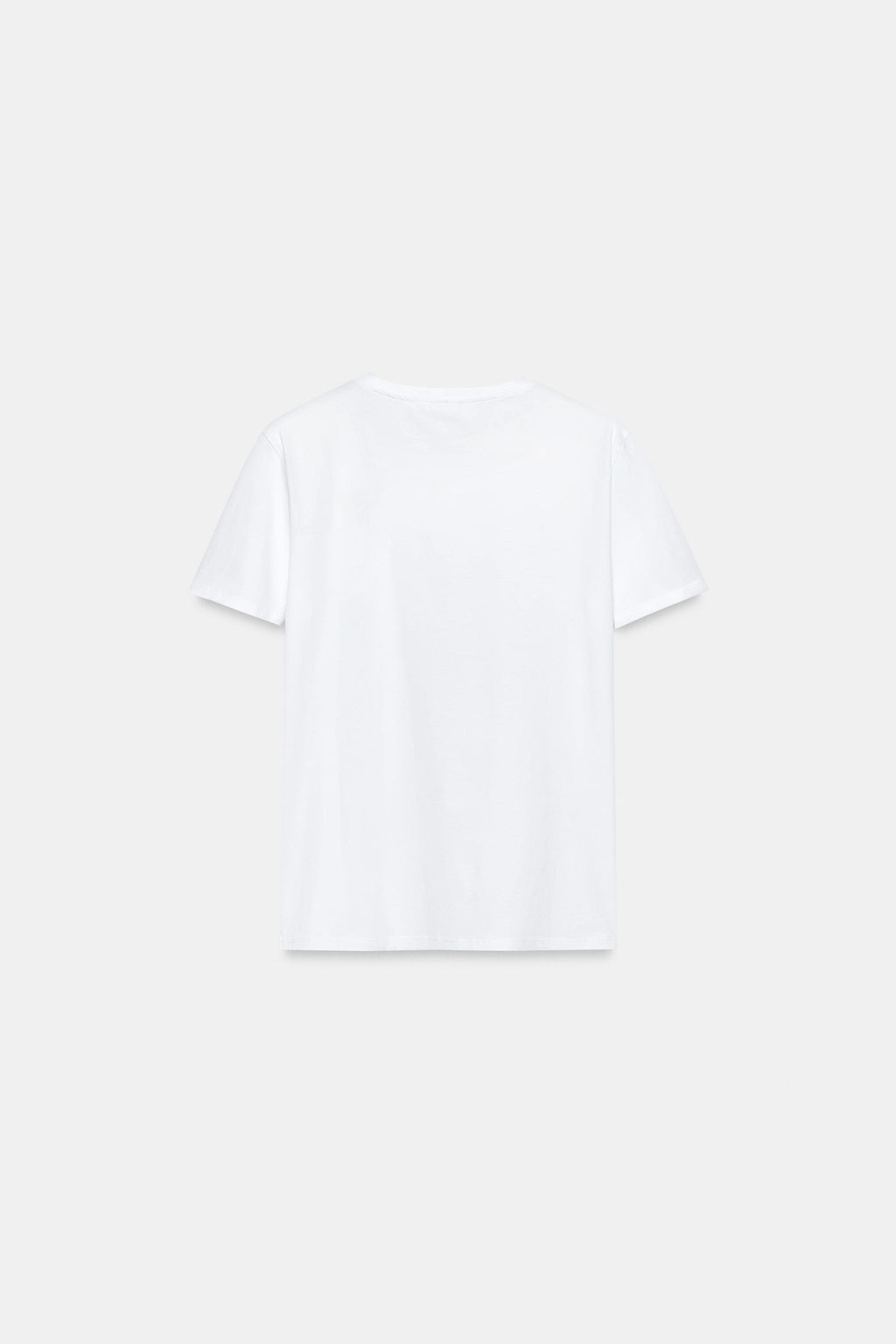 CAMISETA METALIZADA MANGA CORTA / Dorado