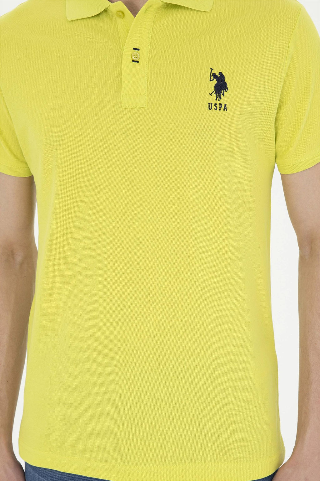 U. S. Polo Assn / Мужская базовая футболка фисташкового цвета - U.s. polo assn фото 6