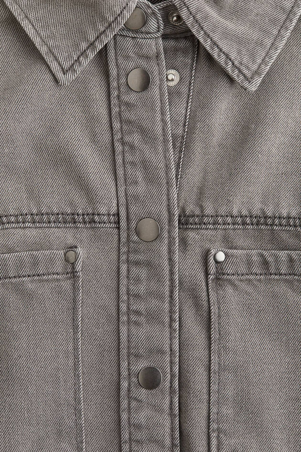 Camisa denim de corte holgado - H&m фото 7