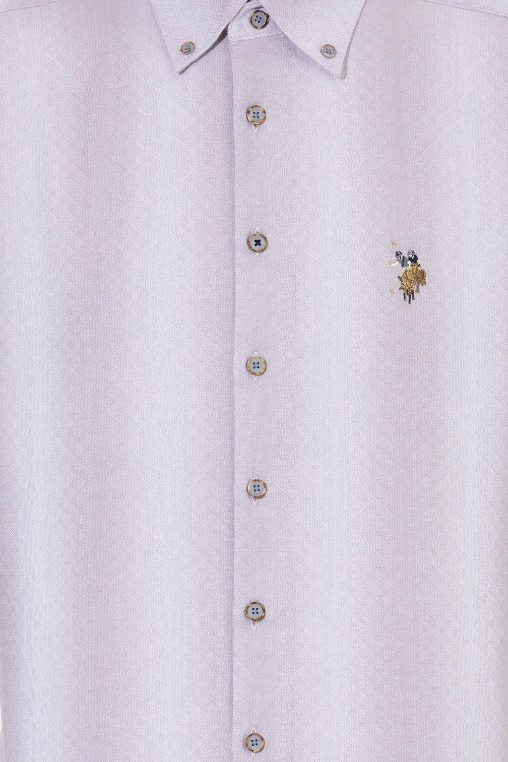 U. S. Polo Assn Мужская серая рубашка с длинным рукавом - U.s. polo assn фото 6