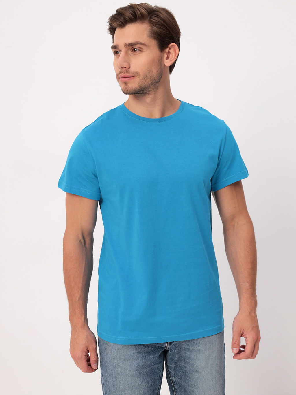 Футболка мужская короткий рукав GREG TS521 (голубой)