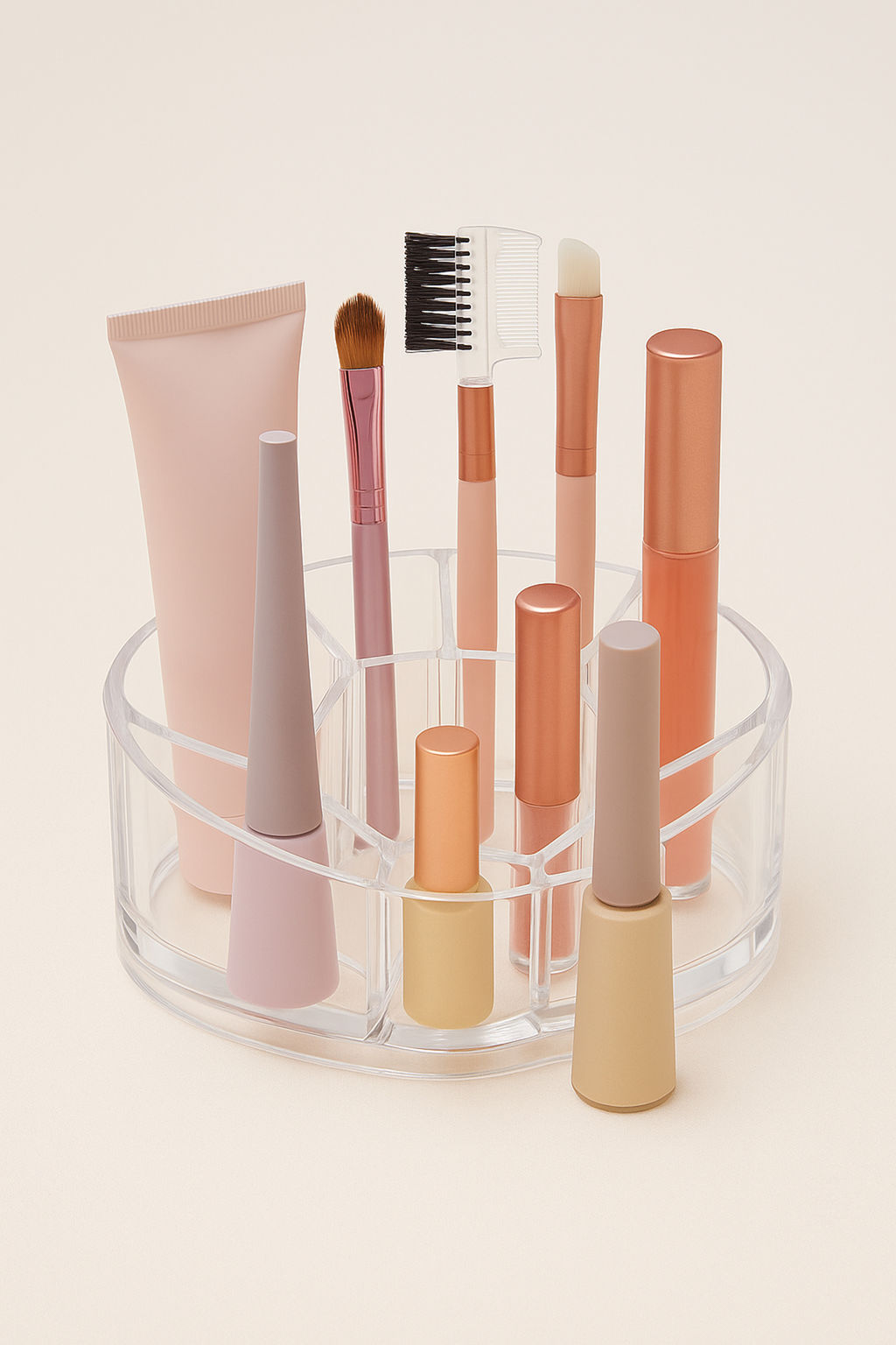 Trendyolmilla Home 2li Kalp Tasar?ml? Makyaj & Tak? Organizeri TPHSS25MTO00002