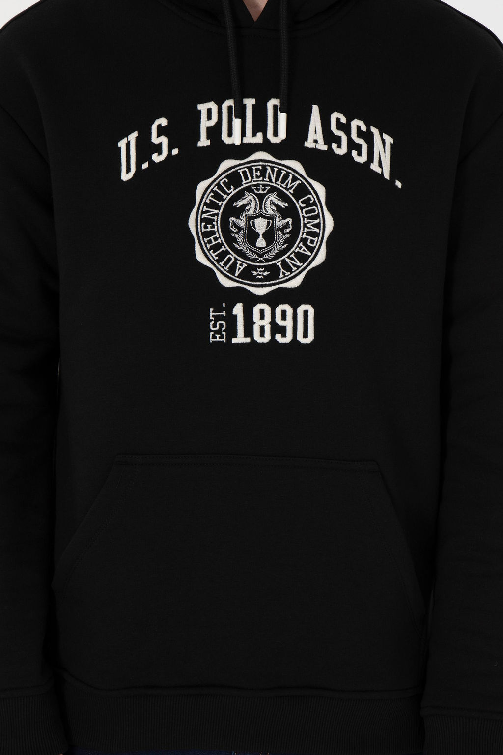 Мужской черный свитшот Неожиданная скидка в корзине - U.s. polo assn фото 6