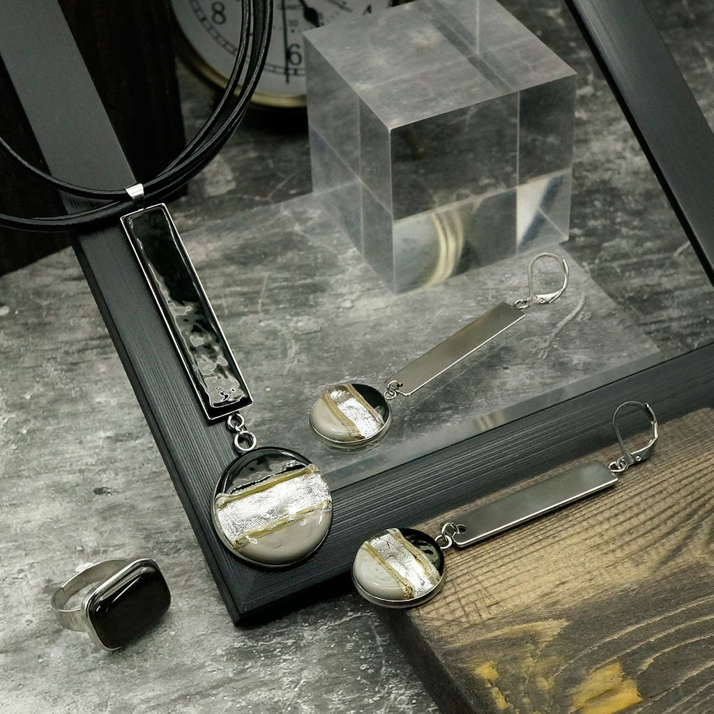 Серьги из муранского стекла TIME BUSINESS LS2860