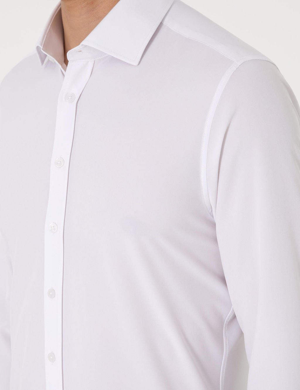 Рубашка Pierre Cardin Ex Slim Fit белая с длинным рукавом