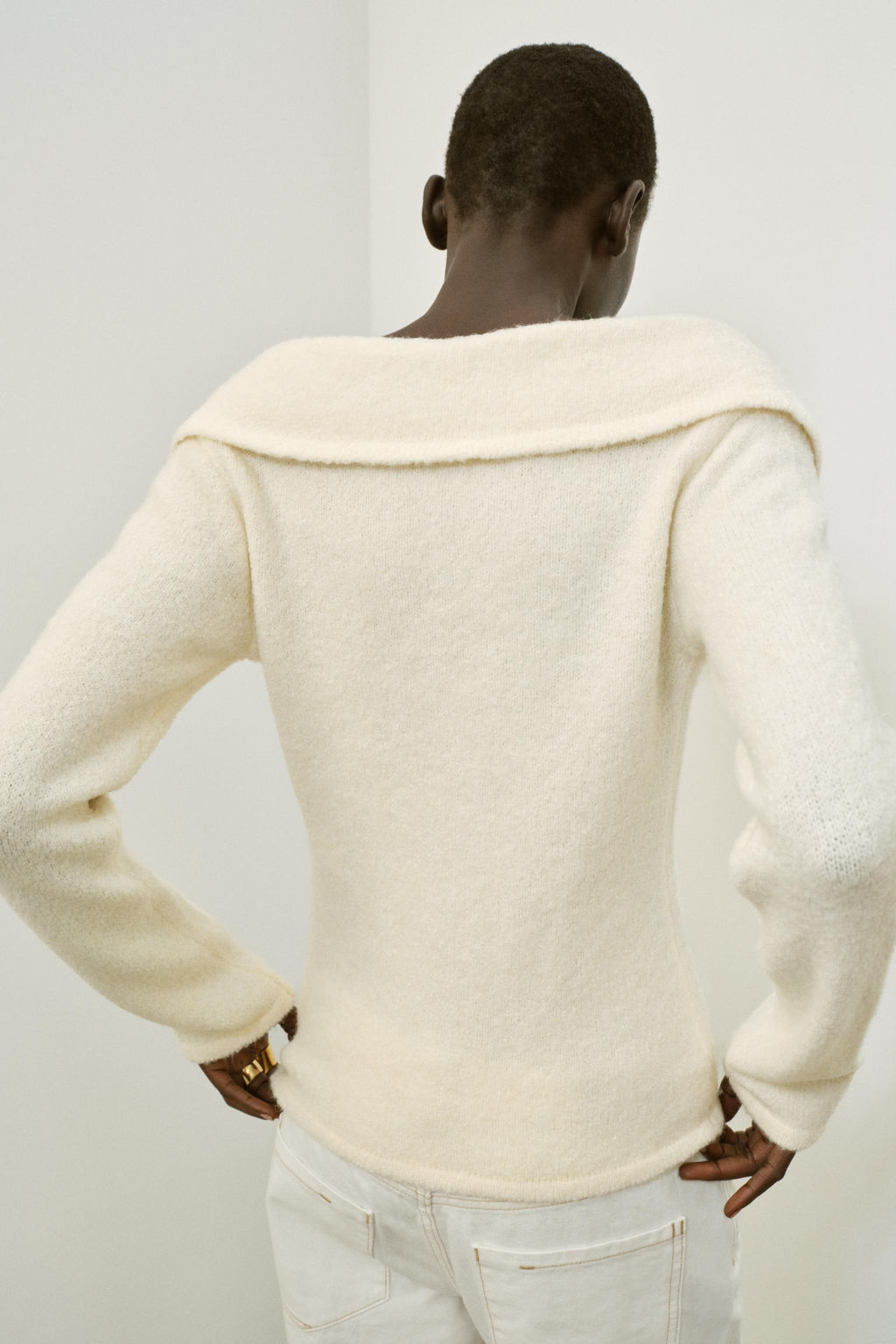 ZIP-UP LAPEL TOP - Zara фото 5