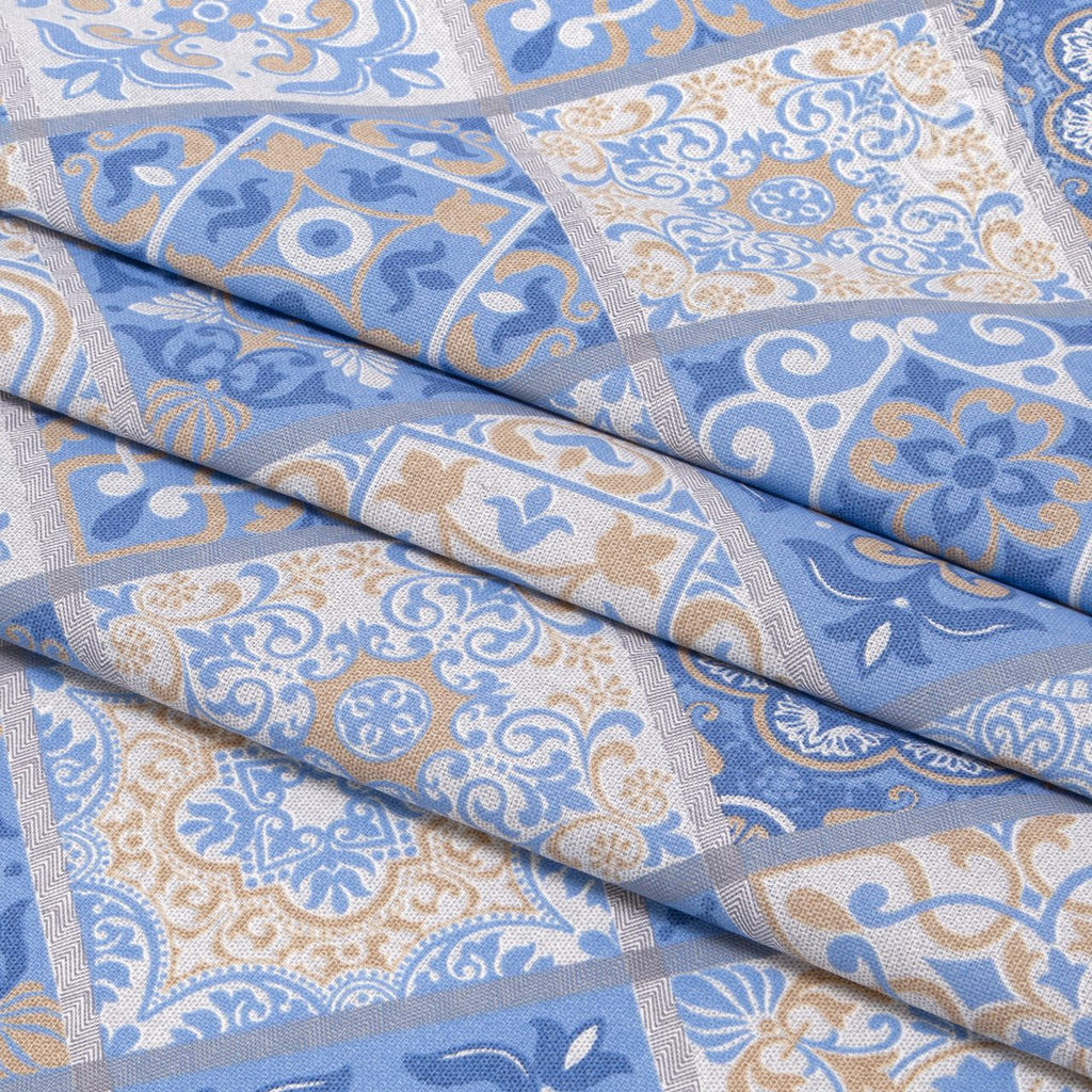 Шторы для кухни с подхватом Сицилия 145*180/Шторы: 2 шт.- 145*180, подхваты: 2 шт. Шторы "АРТ ДИЗАЙН" для кухни