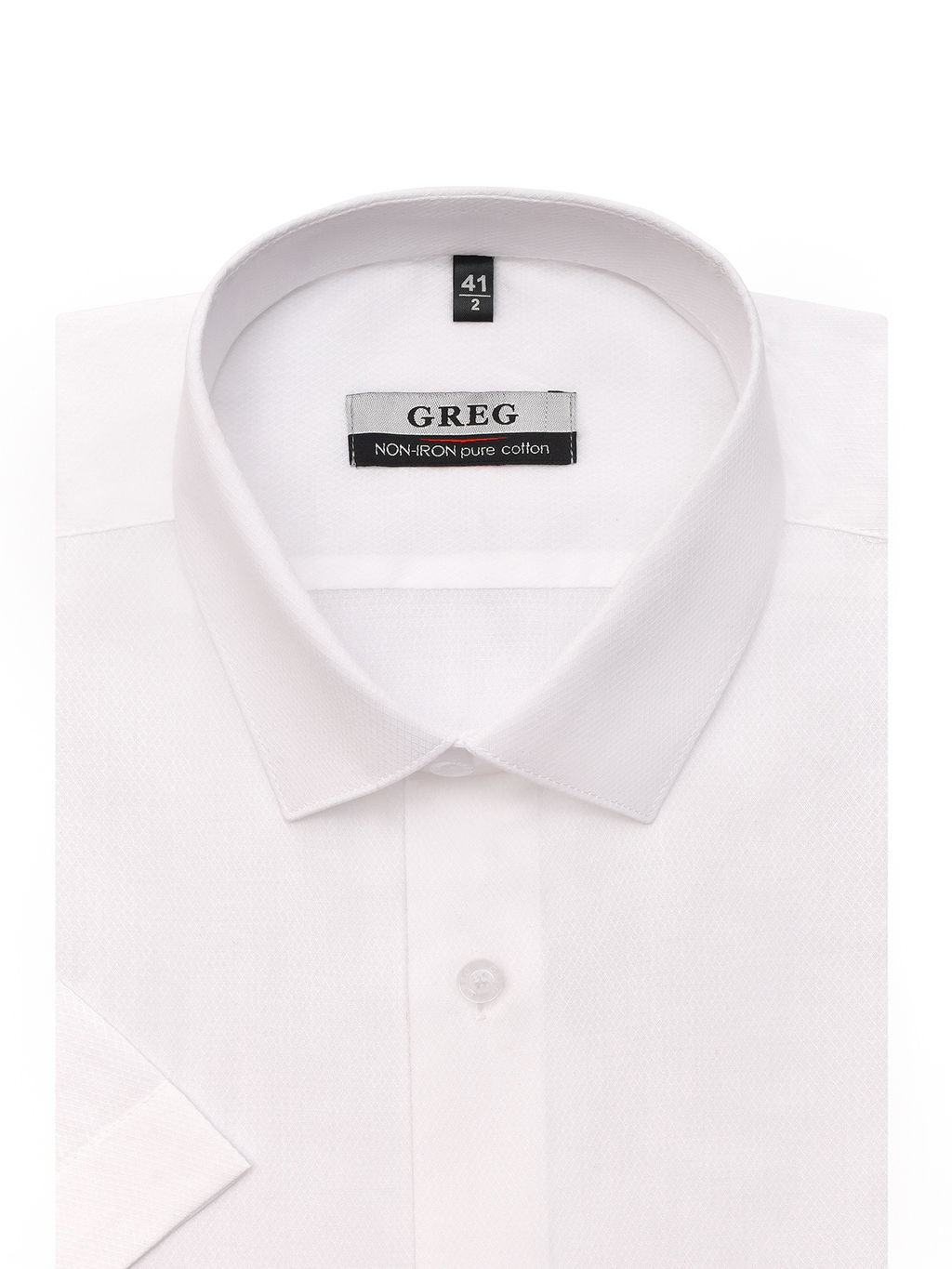 Сорочка мужская короткий рукав GREG 103/201/3738/Z  фото 3