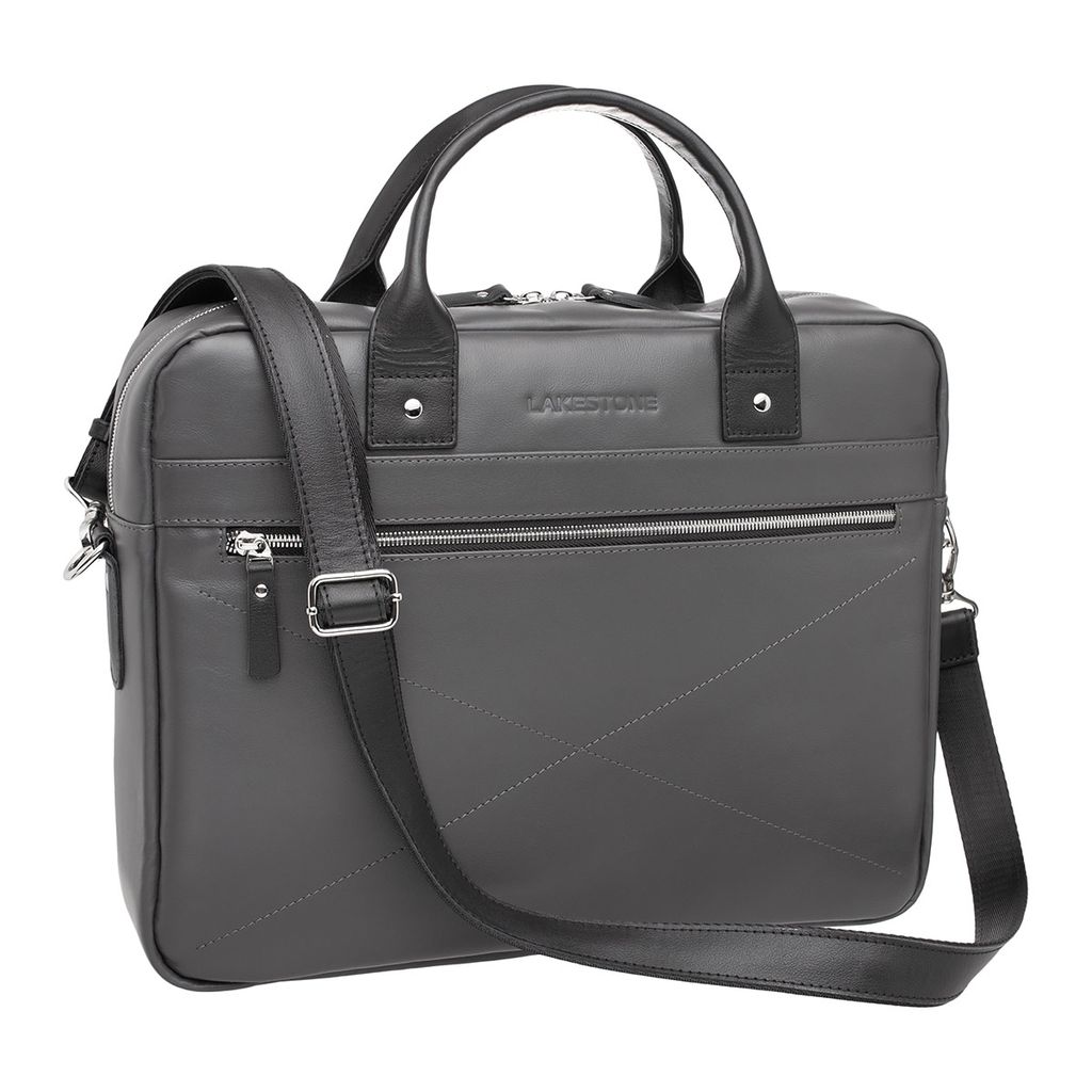 Деловая сумка Bartley Dark Blue/Black - Lakestone фото 37