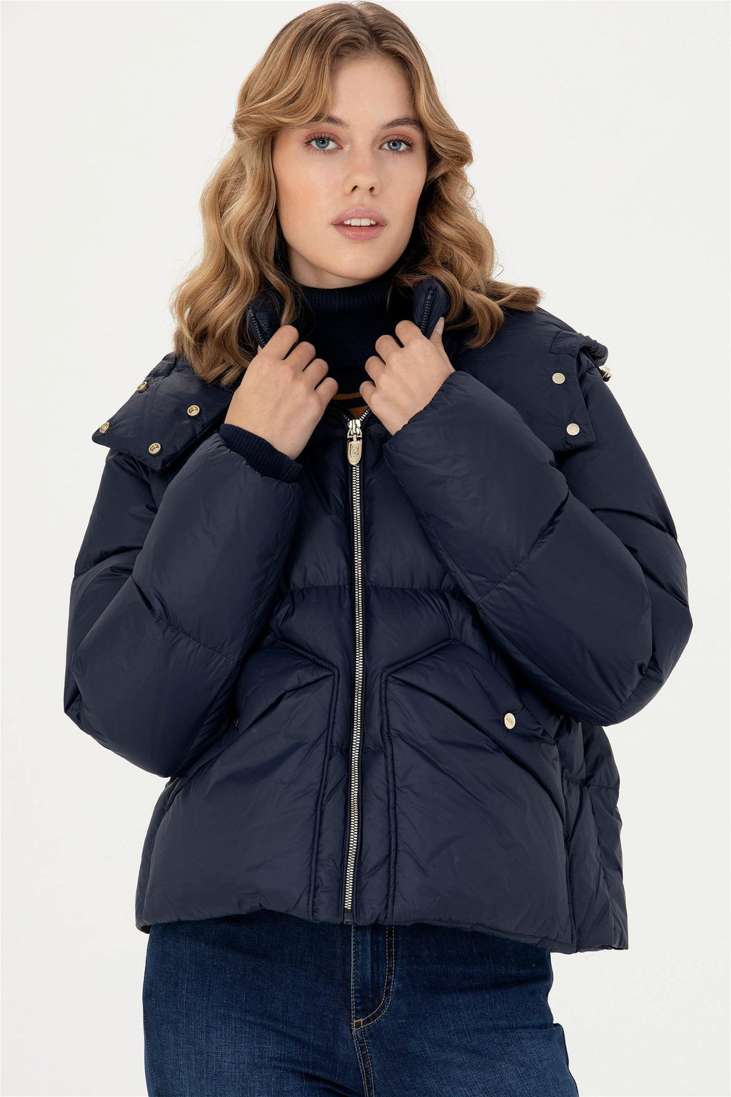 U. S. Polo Assn / Женское темно-синее пальто - U.s. polo assn фото 8