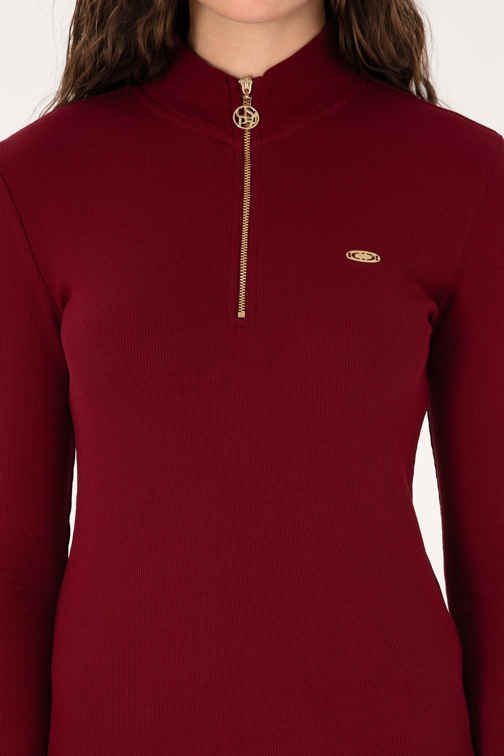 Kad_n Bordo Sweatshirt Sepette S_rpriz _ndirim - U.s. polo assn фото 6