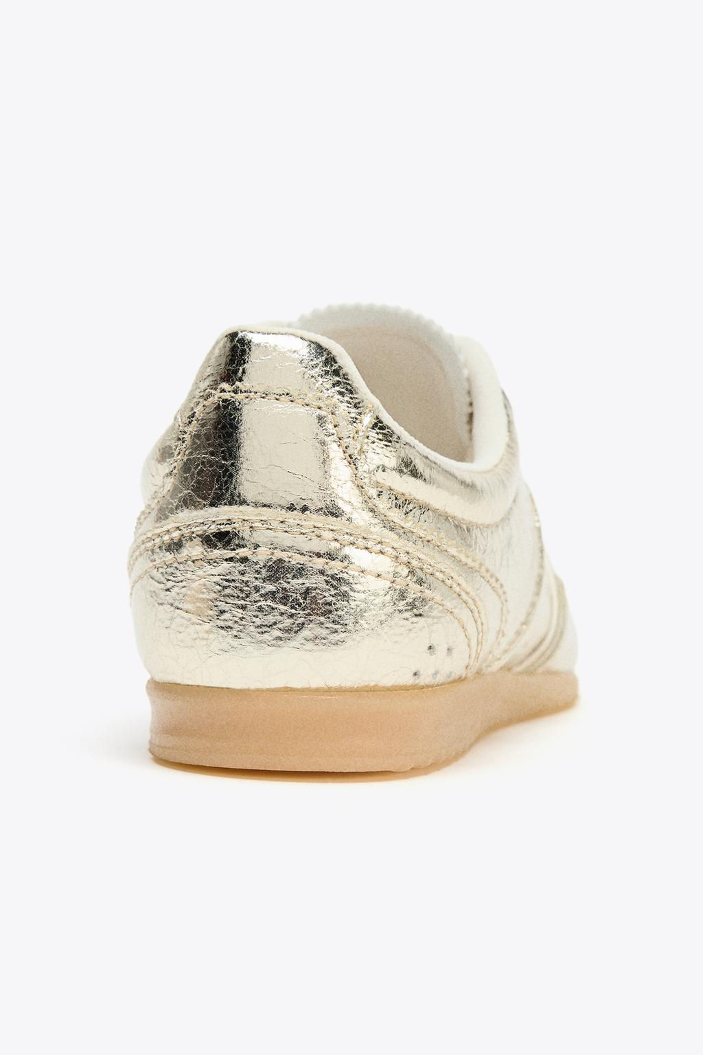 METALLIC-EFFECT TRAINERS - Zara фото 8